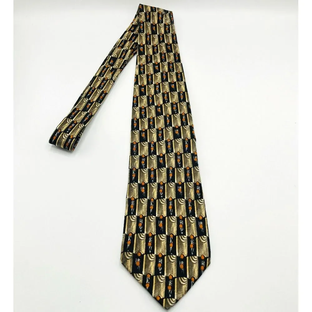 ERMENEGILDO ZEGNA Disegno Esclusivo Multi Color Silk‎ Tie Made In Italy